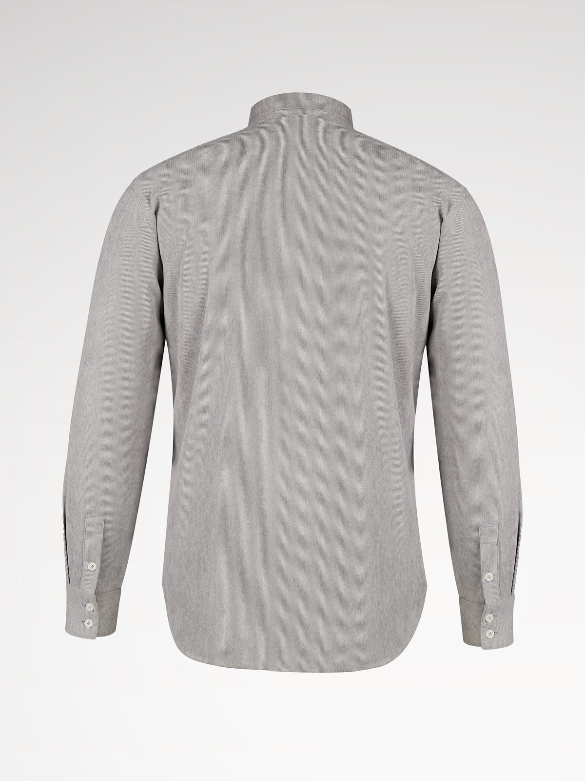 Herren Grau Reverskragen Vorne Hemden