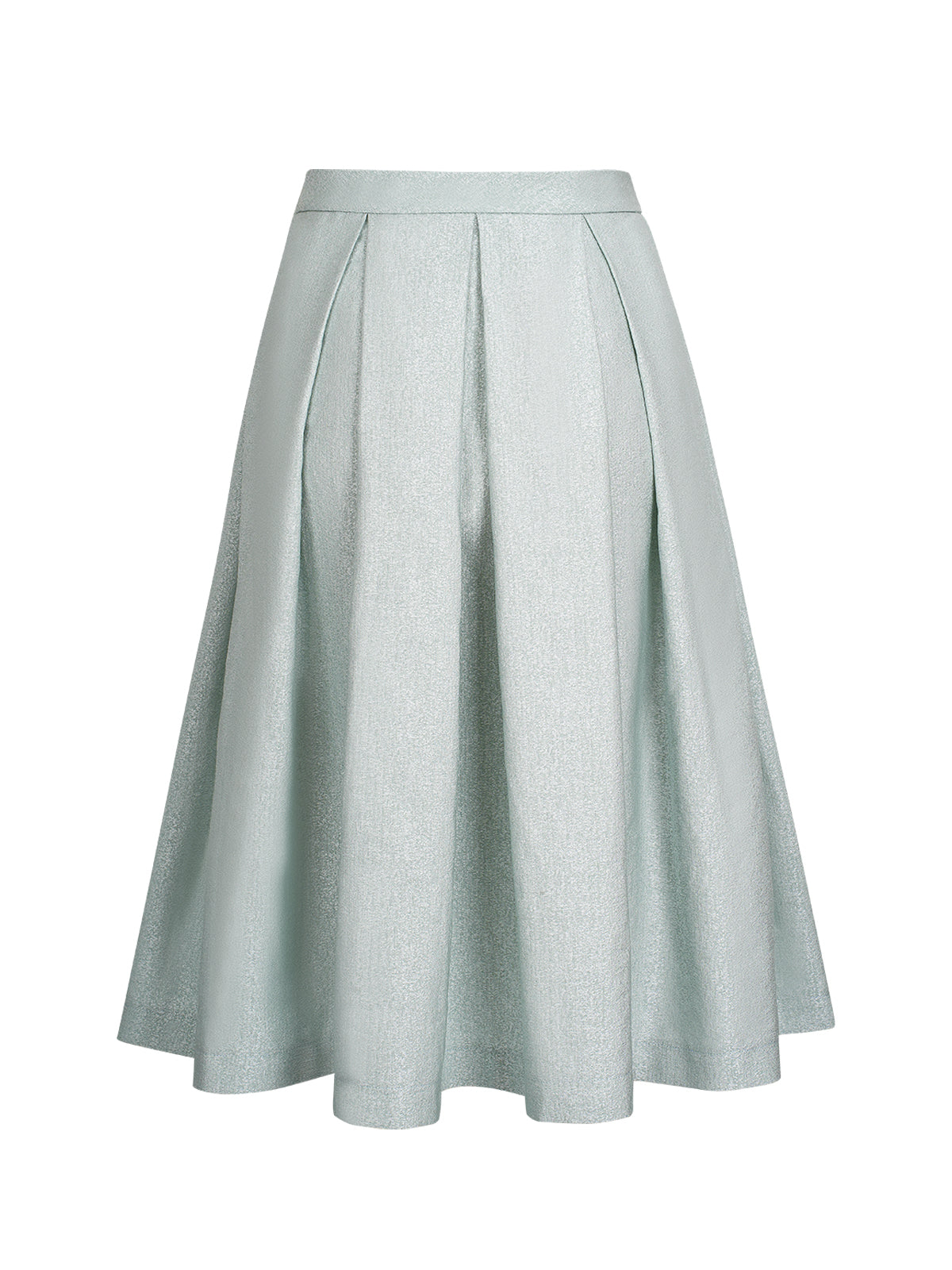 Damen Grün Reißverschluss Vorne Vorne Rocke