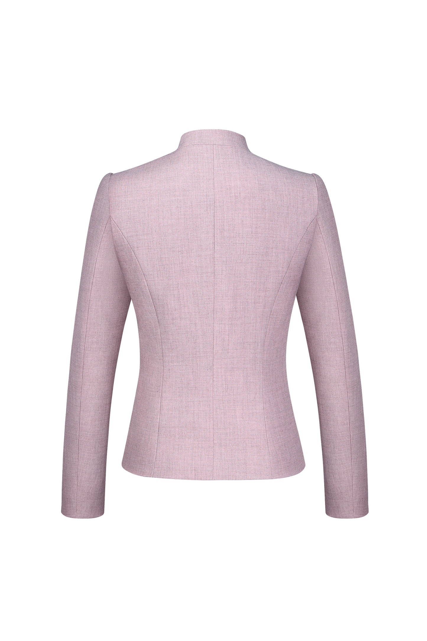 Damen Lila Hochgeschlossen Vorne Strickjacken