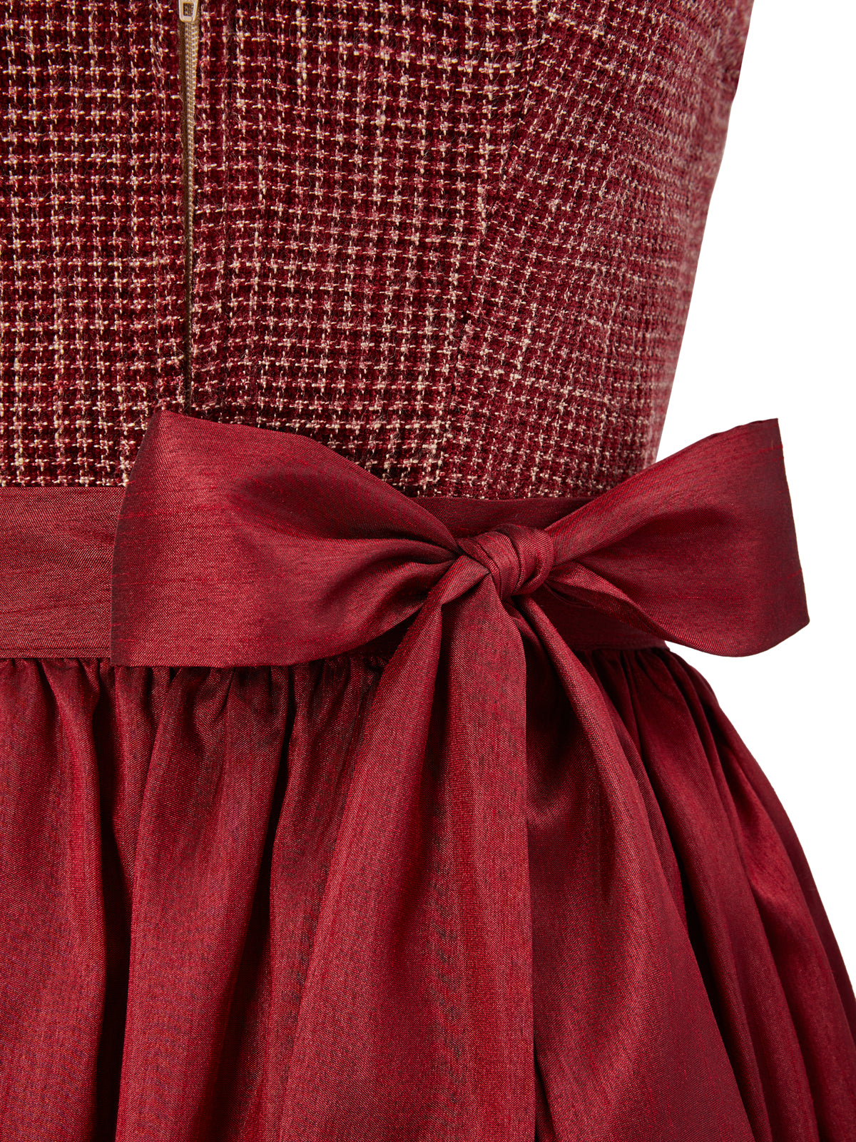 Rot mit Gerader Ausschnitt und Traditionell Dirndl