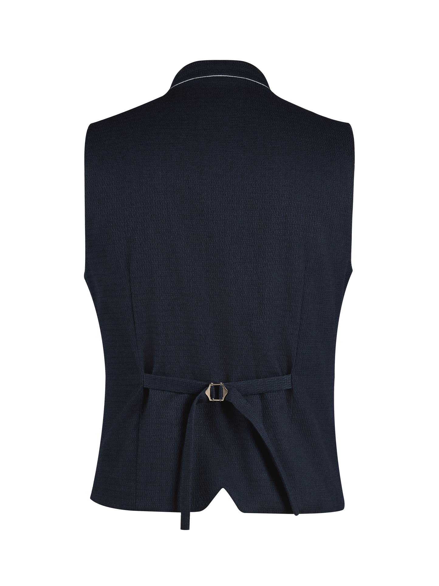 Herren Blau Hochgeschlossen Vorne Westen