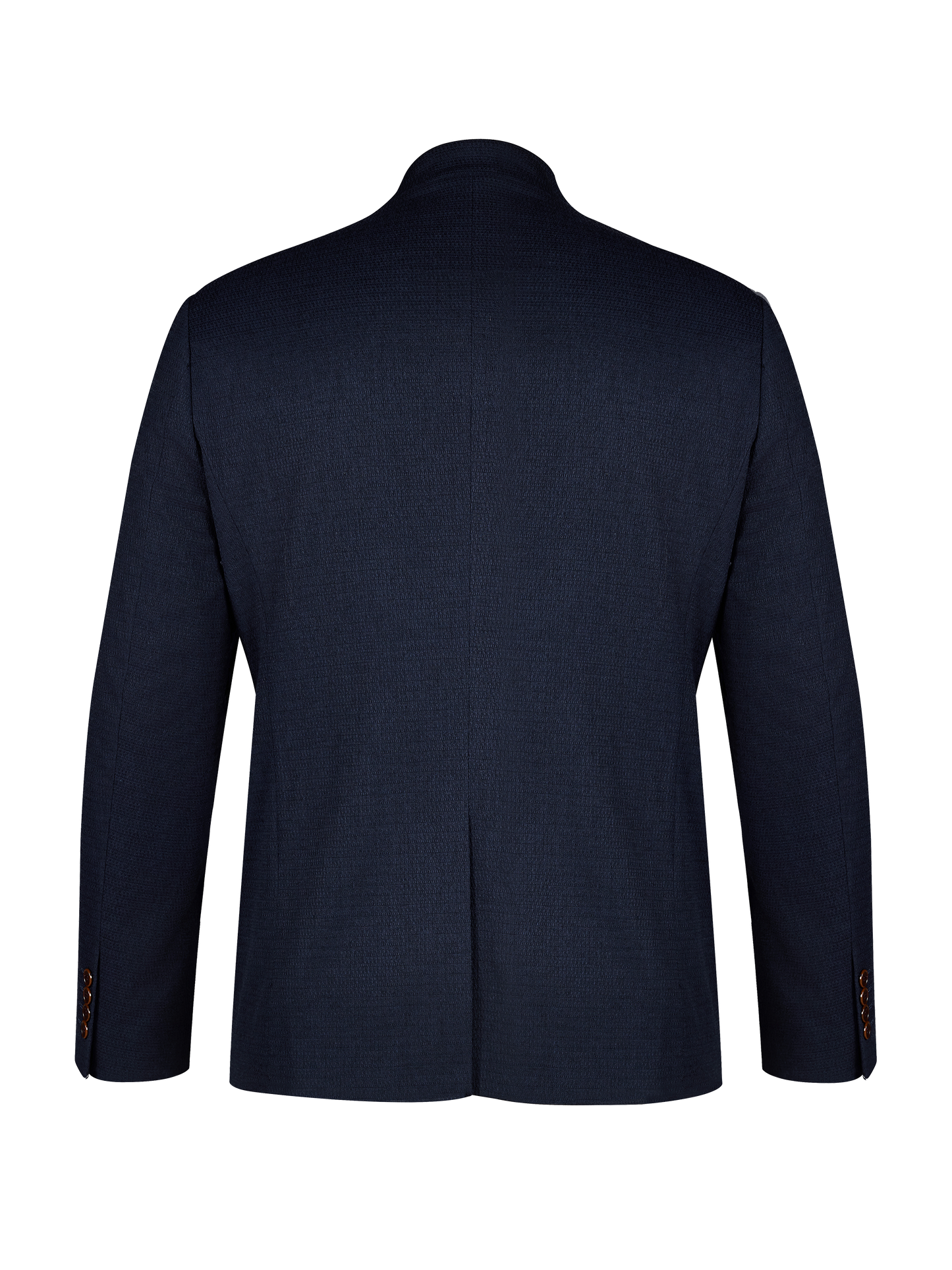 Herren Blau Hochgeschlossen Vorne Janker