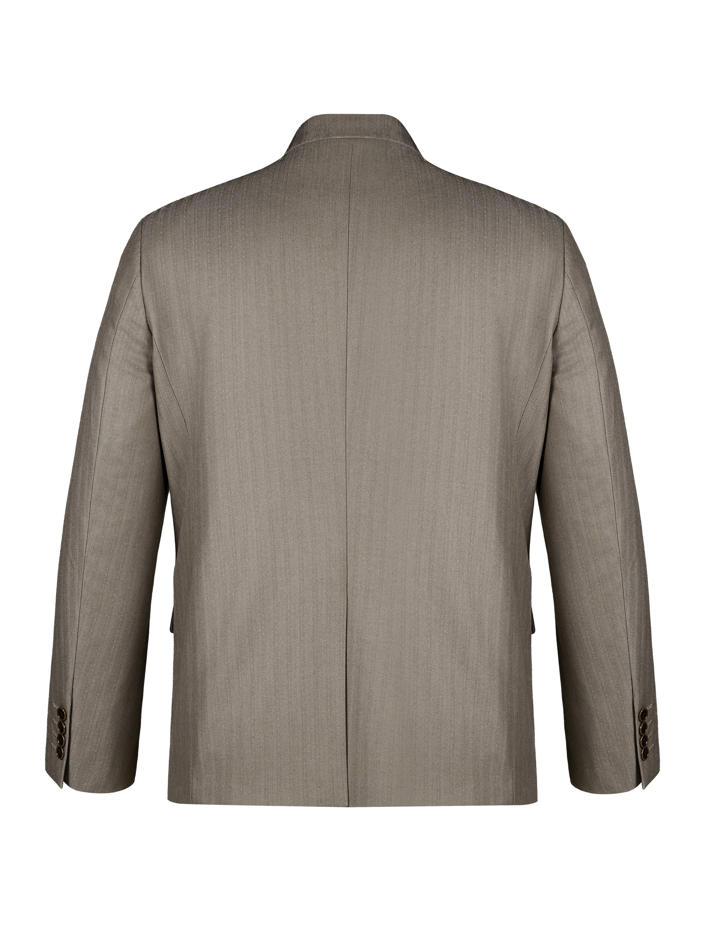 Herren Braun Hochgeschlossen Vorne Janker