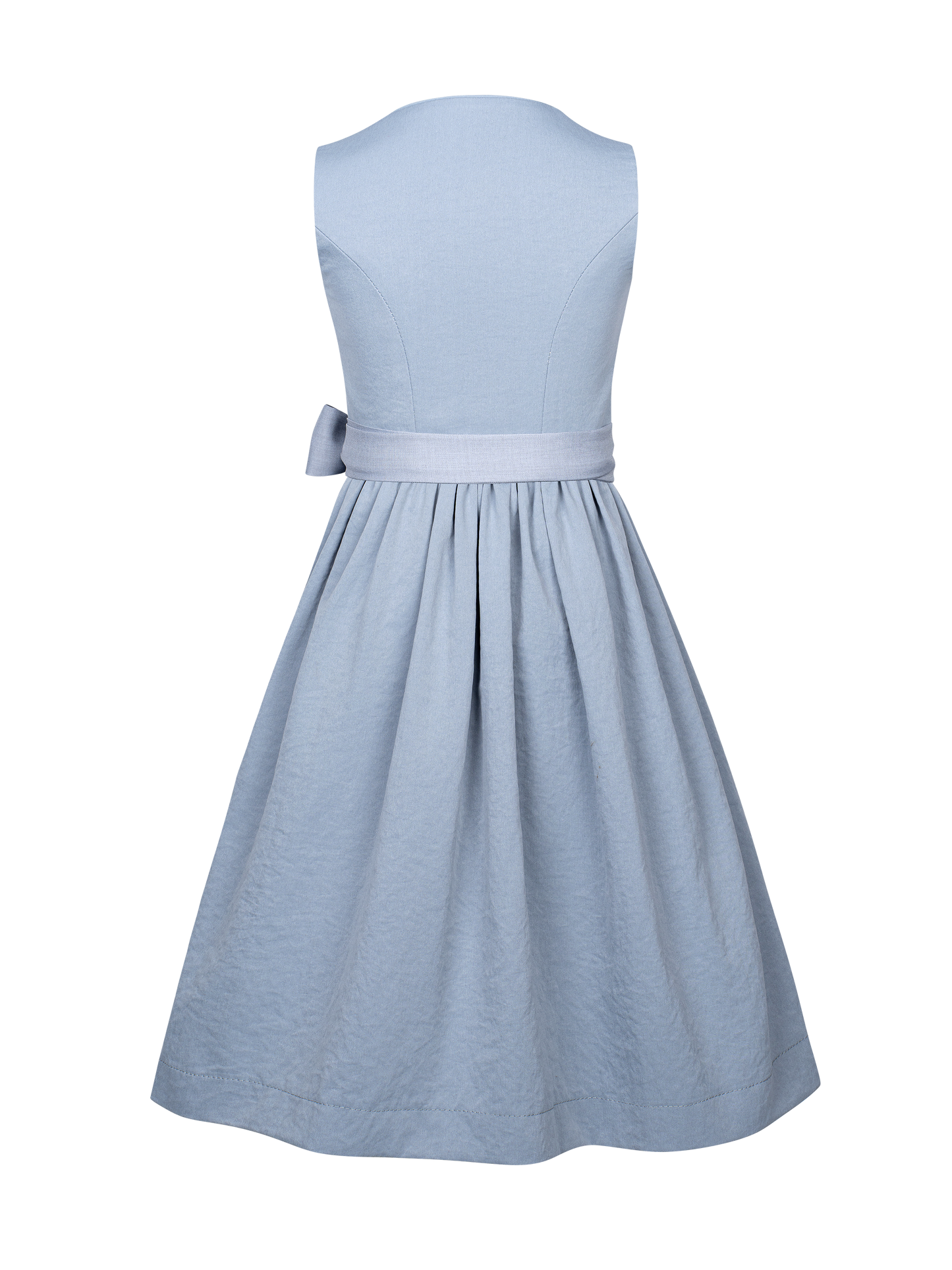 Kinder Blau Gerader Ausschnitt Vorne Dirndl