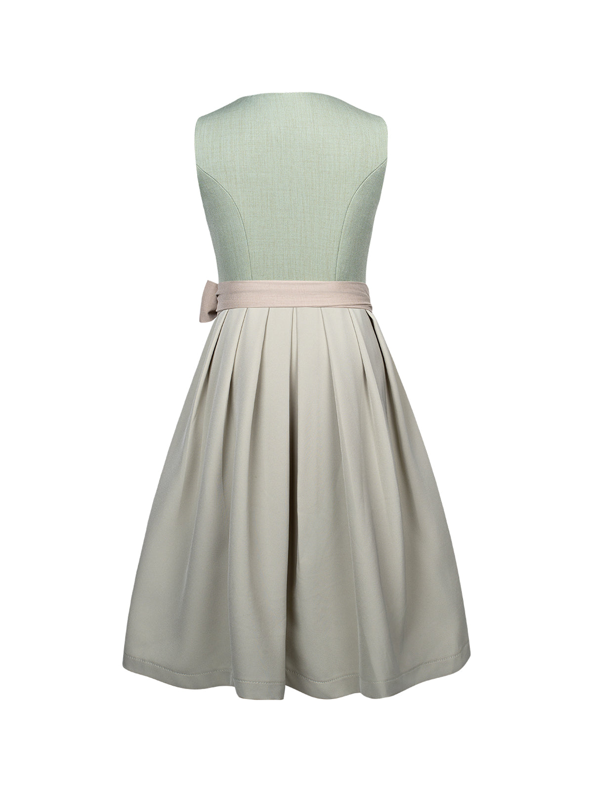 Kinder Grün Gerader Ausschnitt Vorne Dirndl