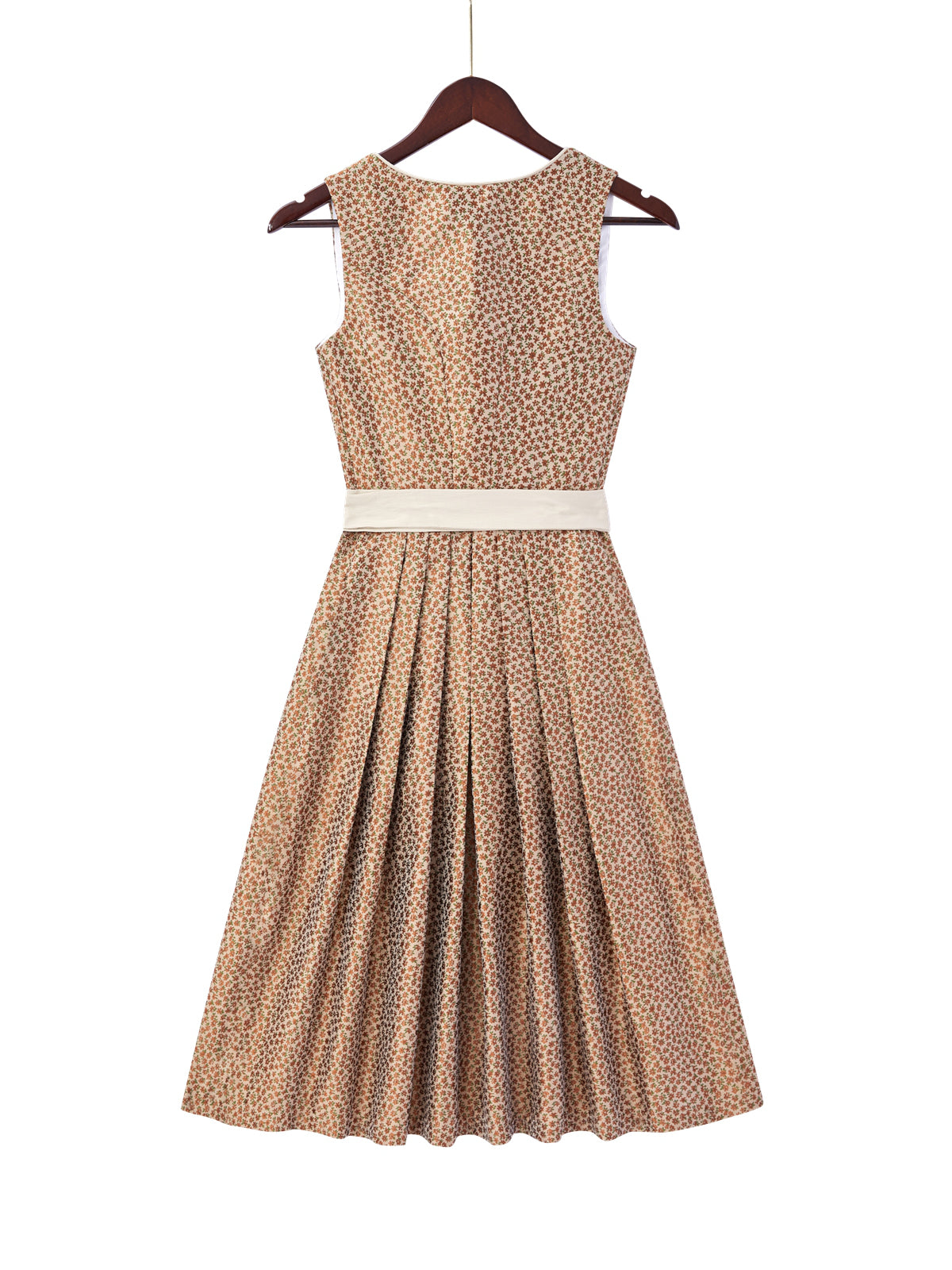Gelb mit Herz-Ausschnittund Fein Dirndl