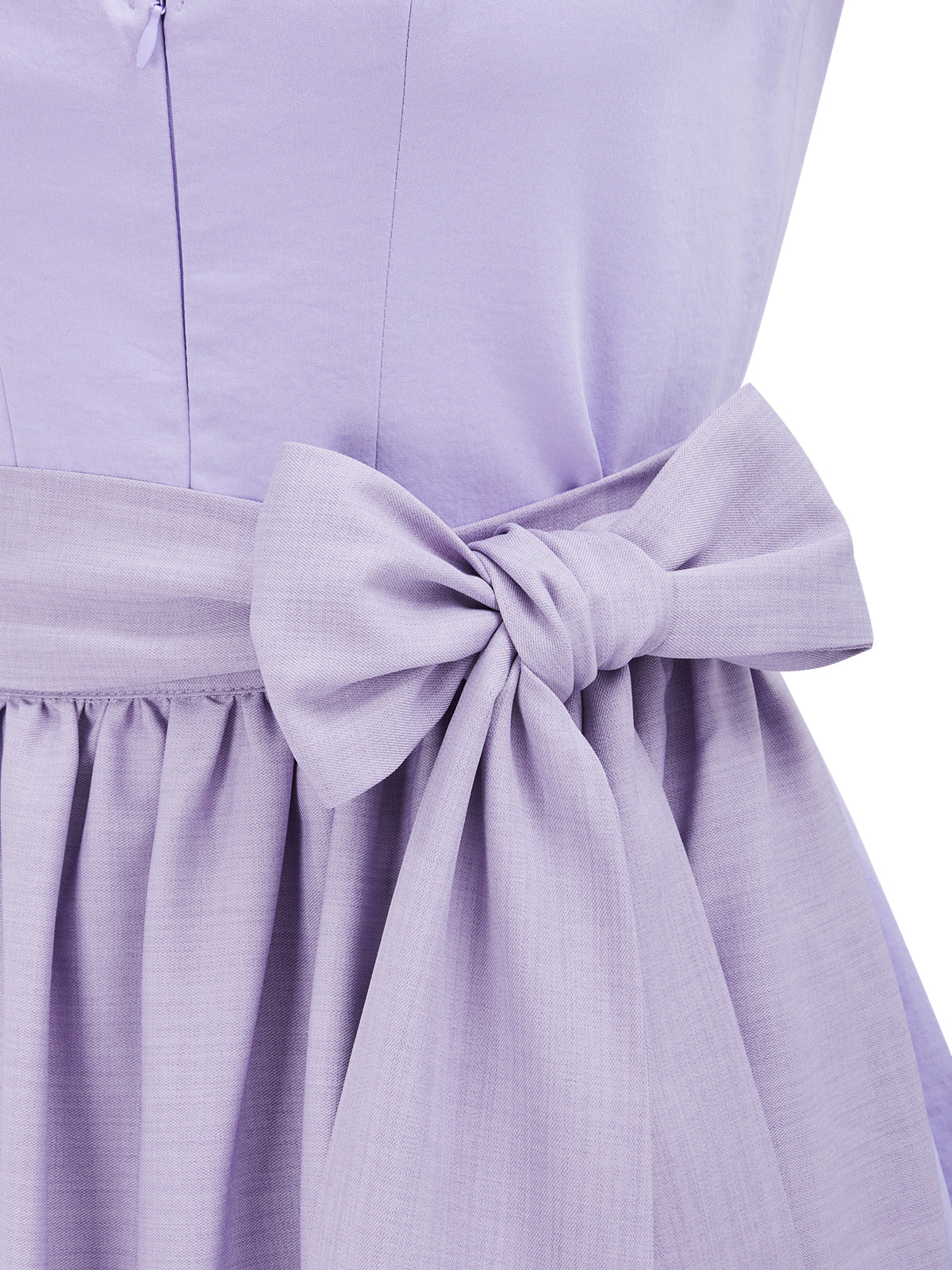 Lila mit Herz-Ausschnitt und Strukturierter Dirndl