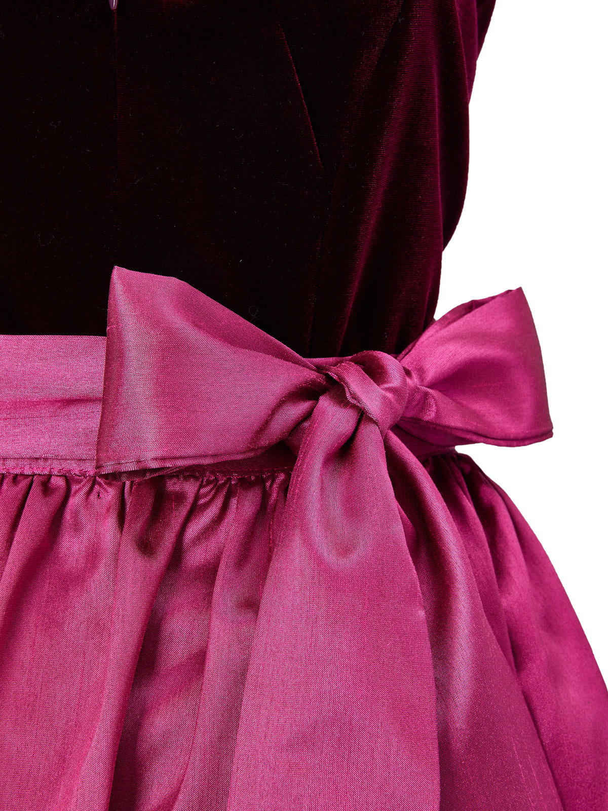 Rosa mit Gerader Ausschnitt und Floralem Muster Dirndl