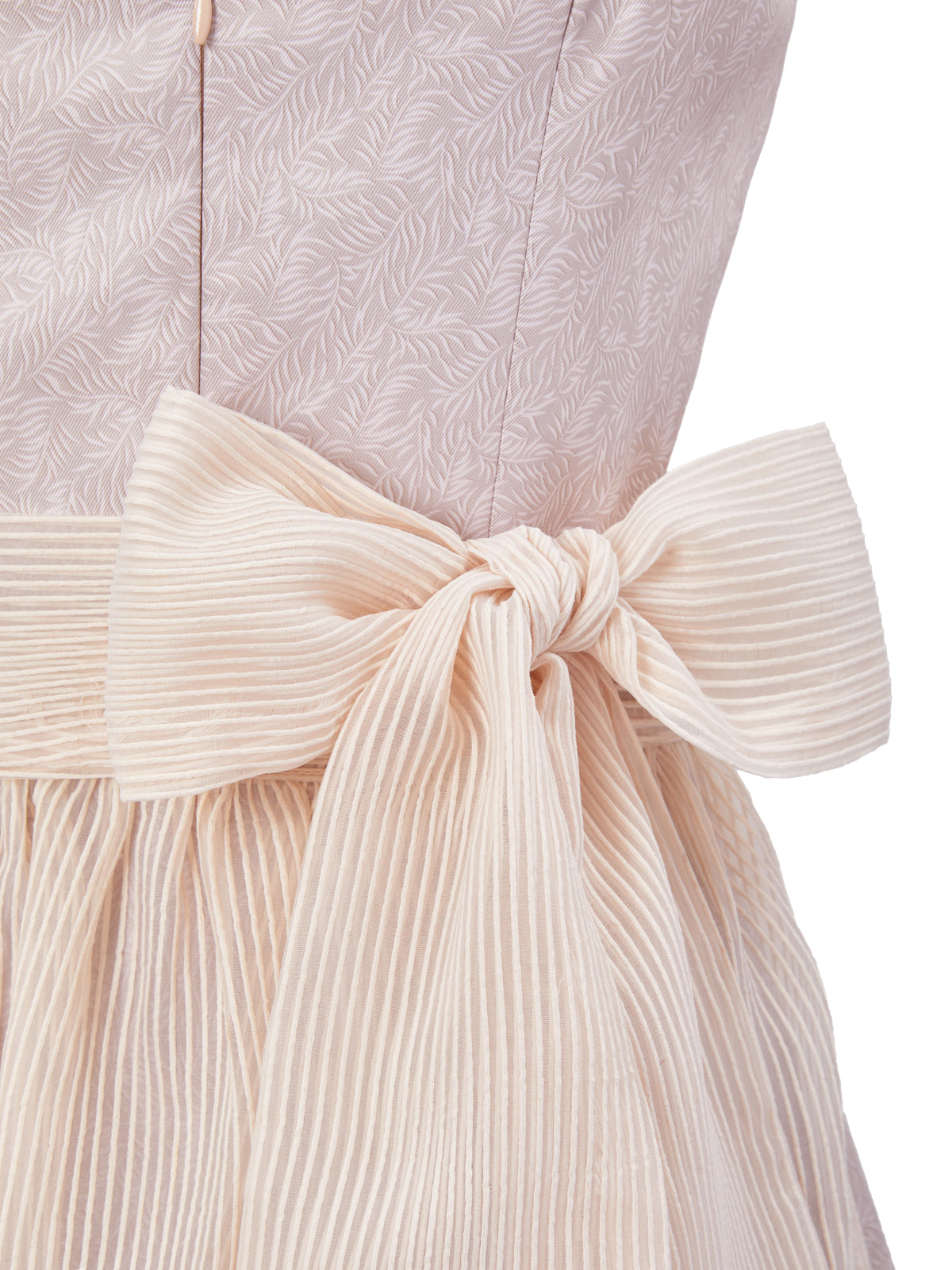 Rosa mit Gerader Ausschnitt und Allover Muster Dirndl