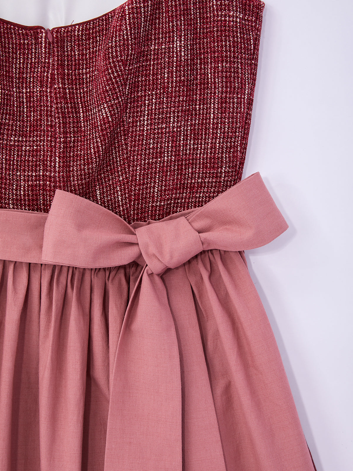 Rot mit Gerader Ausschnitt und Herbstlich Dirndl