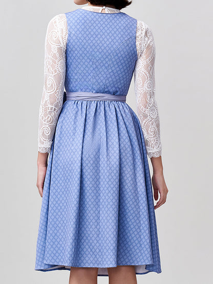 DIRNDL - DANIELA IN HELL BLAU