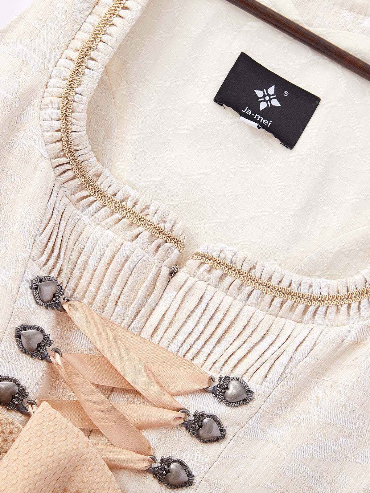 Gelb mit Gerader Ausschnitt und Festlich Dirndl