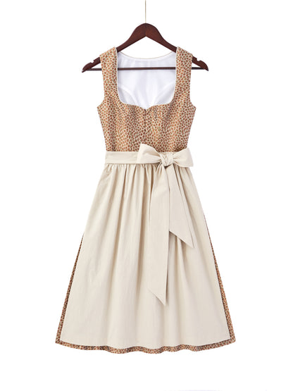Gelb mit Herz-Ausschnittund  Fein Dirndl