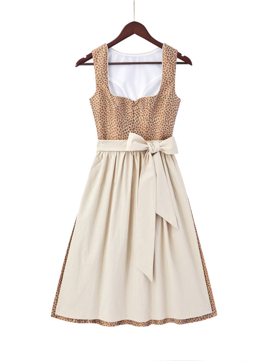 Gelb mit Herz-Ausschnittund  Fein Dirndl