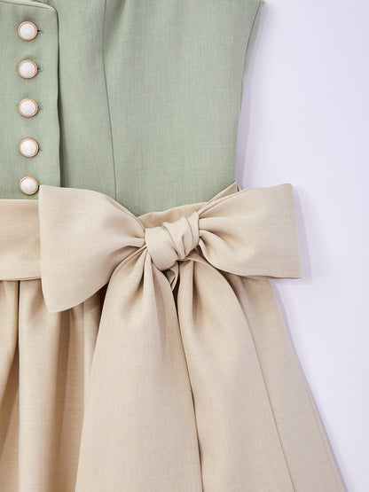 Grün mit Herz-Ausschnitt und Wiesntauglich Dirndl