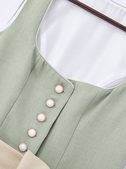 Grün mit Herz-Ausschnitt und Wiesntauglich Dirndl