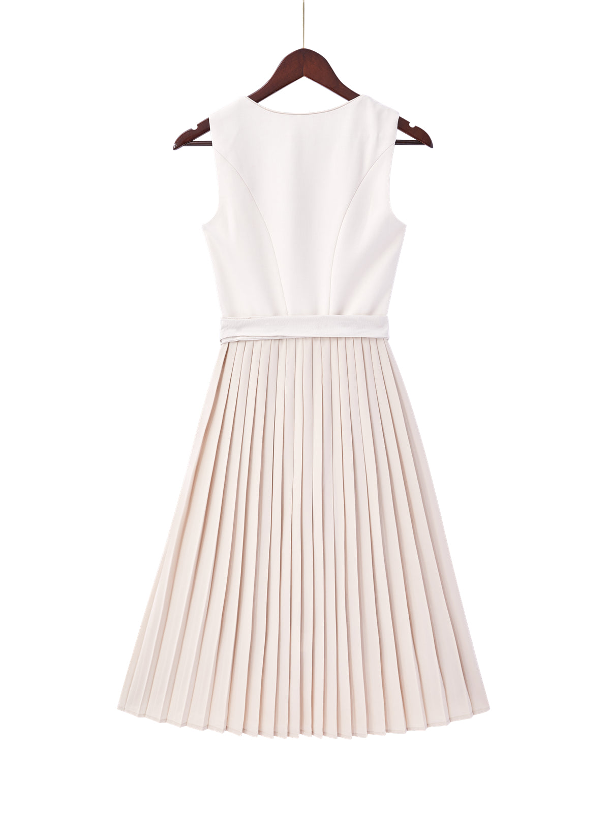 Beige mit Gerader Ausschnittund Heimatverbunden Dirndl