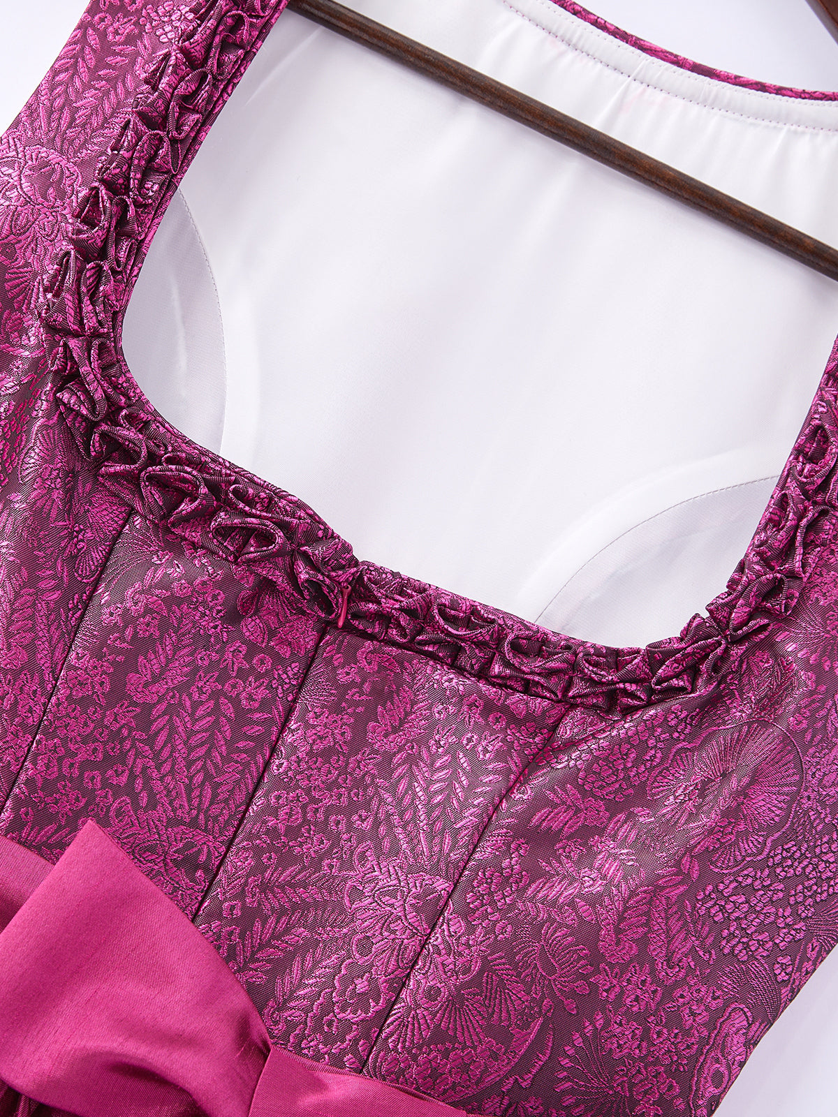 Pink mit Gerader Ausschnittund  Fröhlich Dirndl
