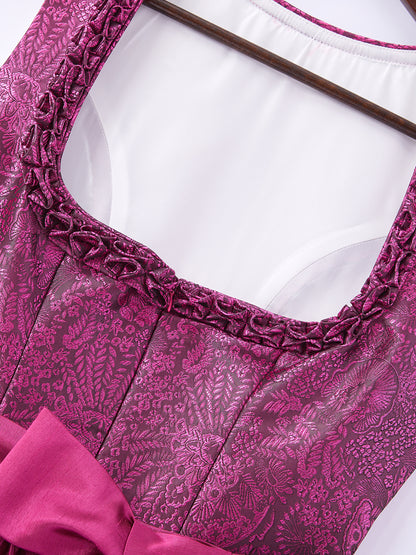 Pink mit Gerader Ausschnittund  Fröhlich Dirndl