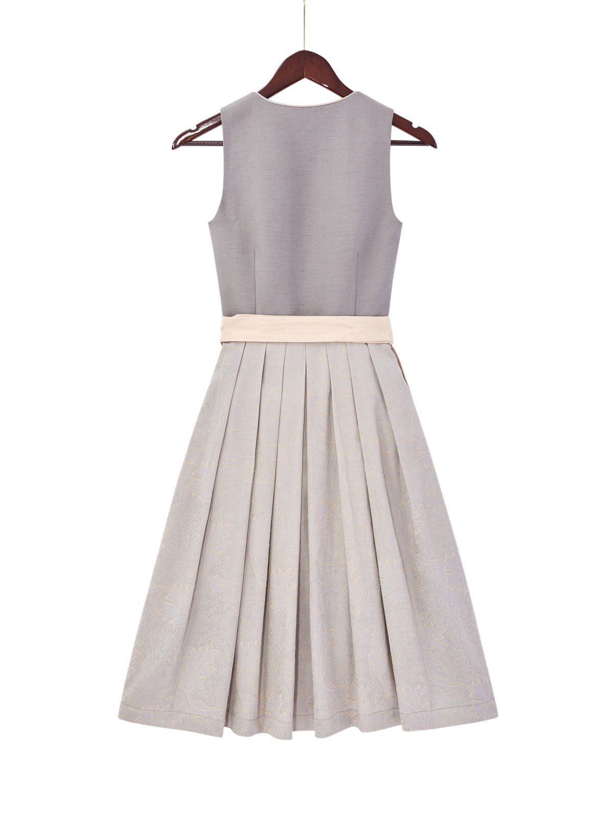 Grau mit Gerader Ausschnitt und Vintage Dirndl