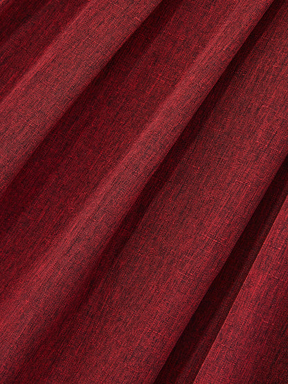 Rot mit Gerader Ausschnitt und Herbstlich Dirndl