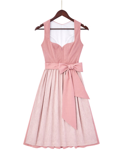 Rosa mit Herz-Ausschnittund  Modern Dirndl