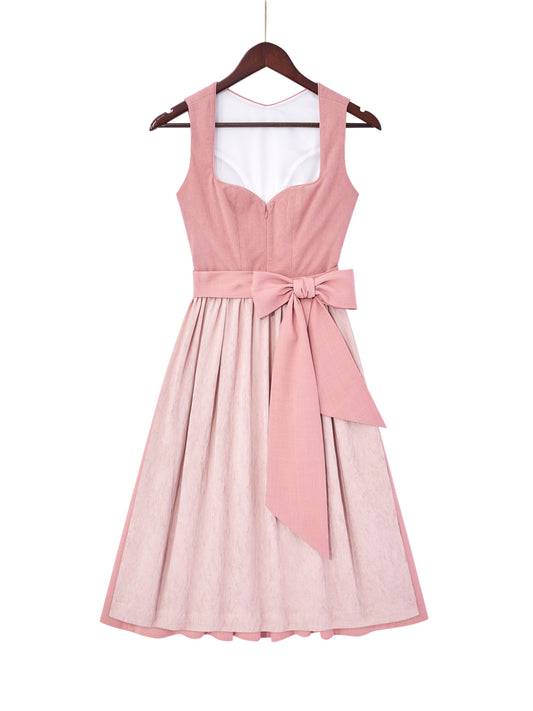 Rosa mit Herz-Ausschnittund  Modern Dirndl
