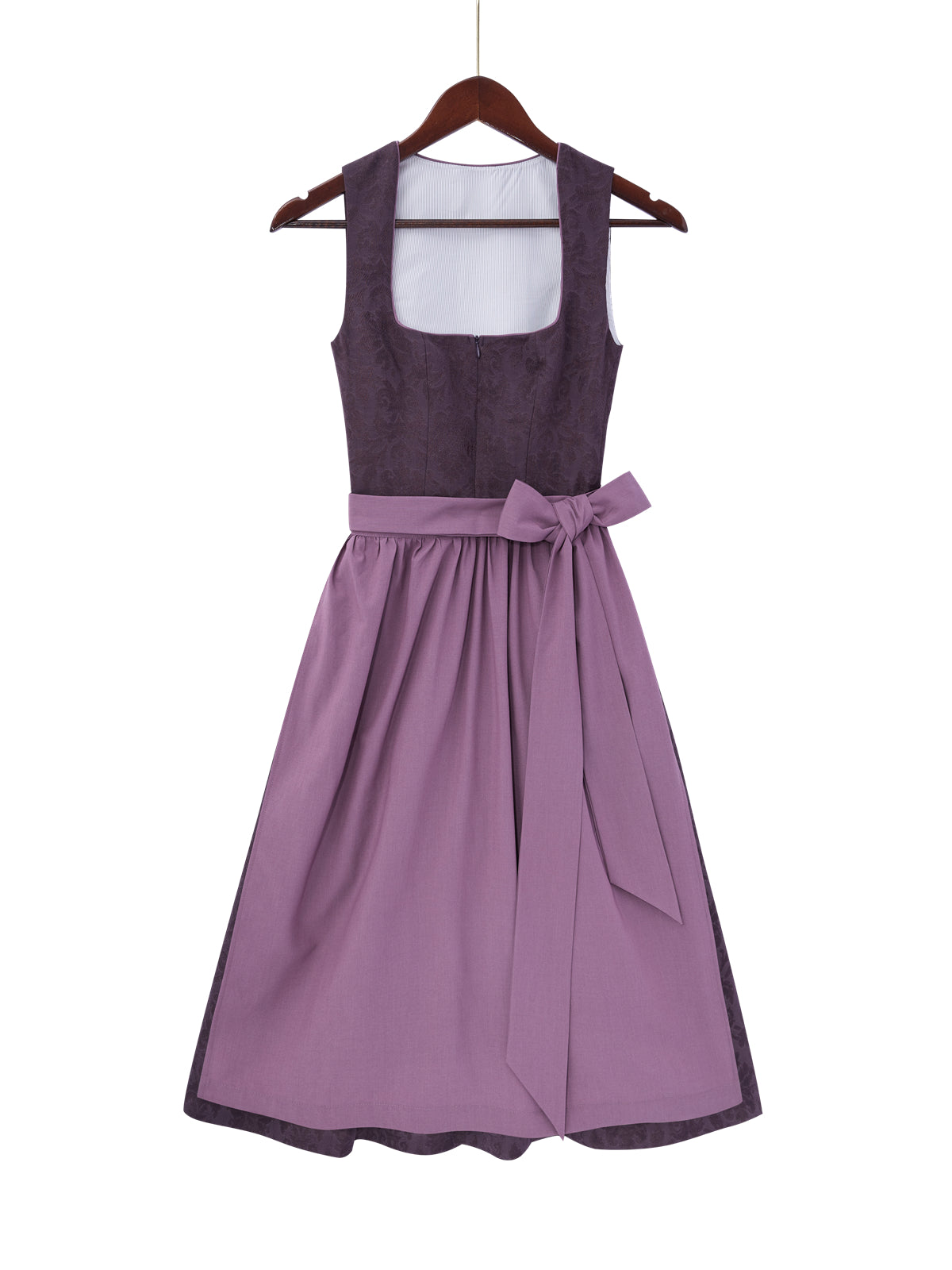 Lila mit Gerader Ausschnitt und Eigenwillig Dirndl