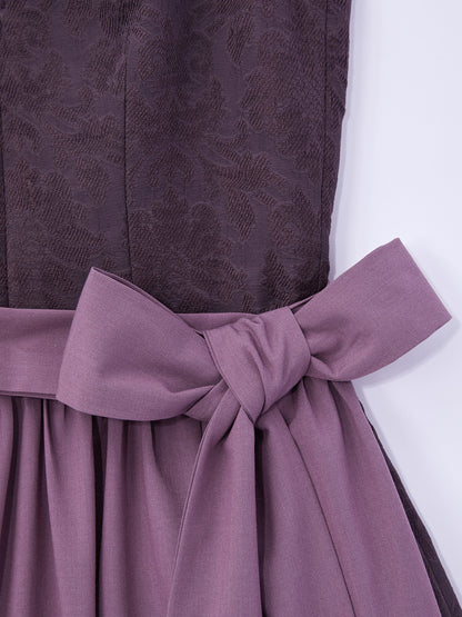 Lila mit Gerader Ausschnitt und Eigenwillig Dirndl